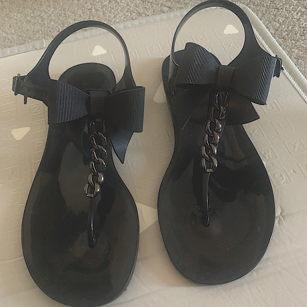 Kate Spade black Sandals - Like New